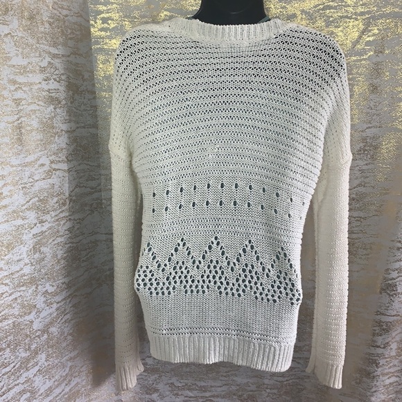 Dex white/cream open cardigan with fringe size 14 - Picture 5 of 11